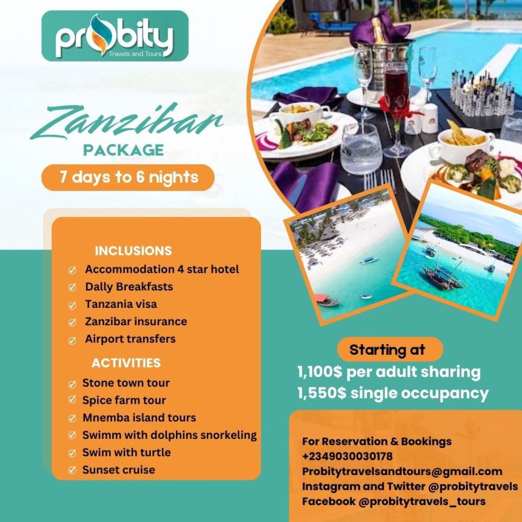 Zanzibar tour packages 2026 – beach and adventure